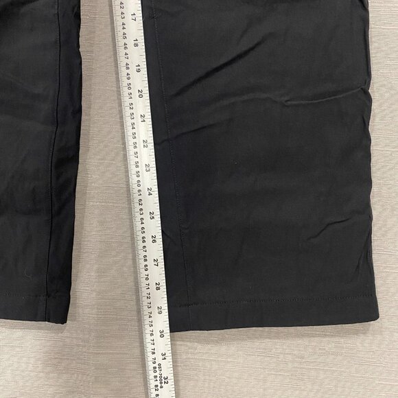 Eddie Bauer Fleece Lined Tech Pants Mens 40 x 30 Black Water Repellent Insulated - Picture 10 of 14